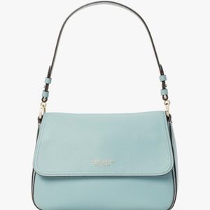 New! Kate Spade Hudson Medium Convertible Shoulder Bag Agean Teal
